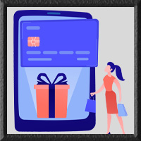 デジタルデータで現金化を試みる女性のイメージ